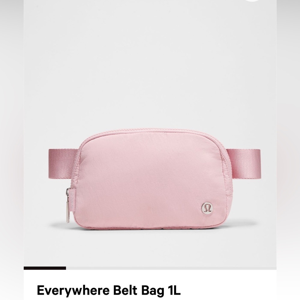 Lululemon belt bag pink never worn *NEW WITH TAGS*